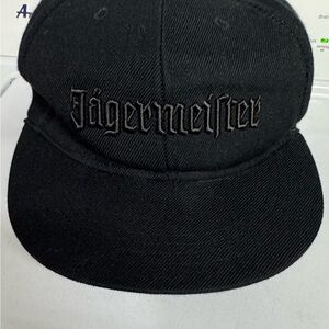 Jagermeister Black and White Logo Hat